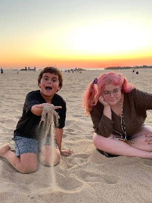 Two reasons I want to Save the Bay... my kiddos