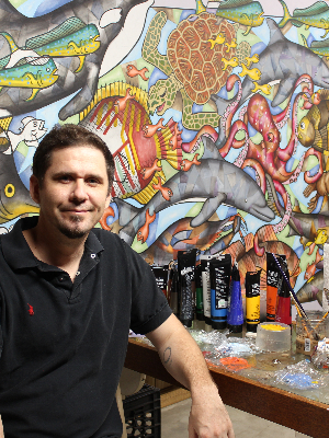 Artist Jason Lichty Creates Mural for CBF Awareness